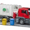 Bruder 03761 - MAN TGS Side Loading Garbage Truck - Scale 1:16 