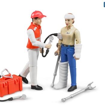 Bruder 62710 Bworld Emergency services figure set - Scale 1:16