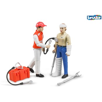 Bruder 62710 Bworld Emergency services figure set - Scale 1:16