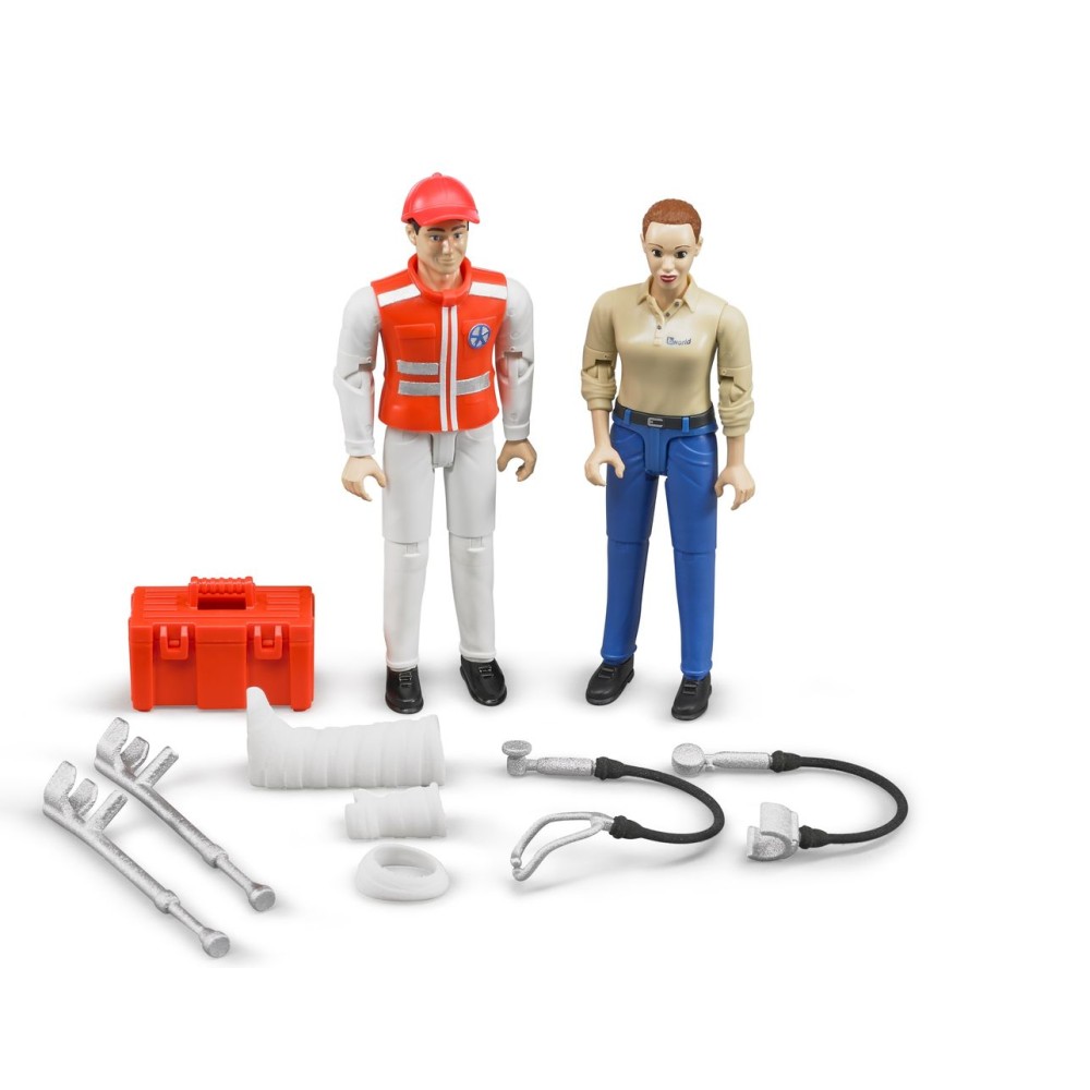 Bruder 62710 Bworld Emergency services figure set - Scale 1:16