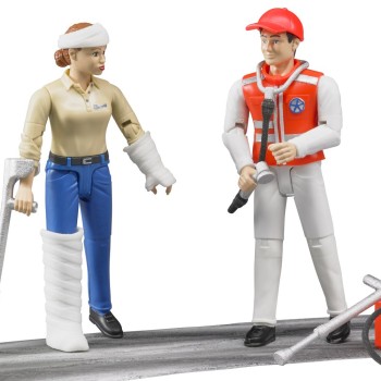 Bruder 62710 Bworld Emergency services figure set - Scale 1:16