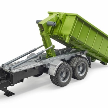 Bruder 02035 - Hook Lift Trailer for Tractors & Roll off Container - Scale 1:16