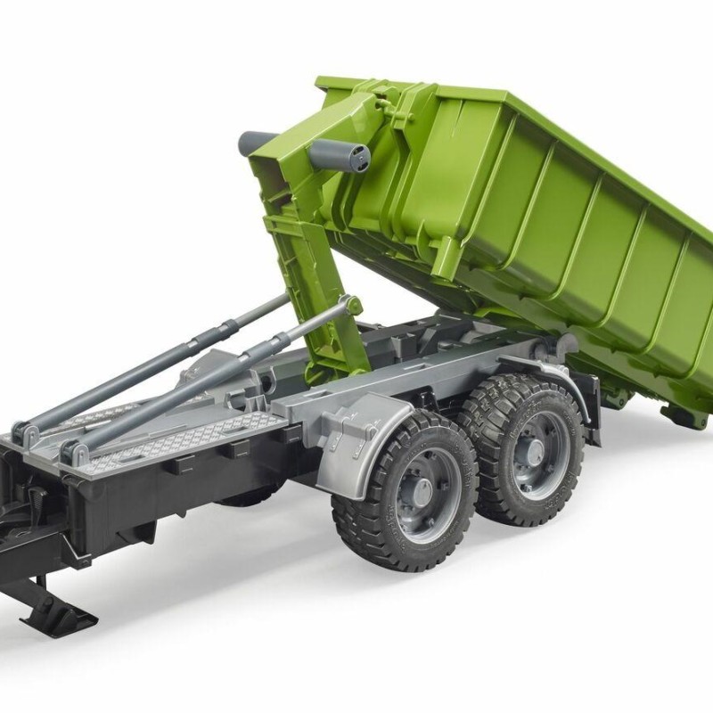 Bruder 02035 - Hook Lift Trailer for Tractors & Roll off Container - Scale 1:16