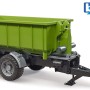 Bruder 02035 - Hook Lift Trailer for Tractors & Roll off Container - Scale 1:16