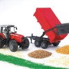 Bruder 02045 - Massey Ferguson 7480 Tractor with Tipping Trailer - Scale 1:16