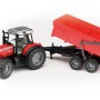 Bruder 02045 - Massey Ferguson 7480 Tractor with Tipping Trailer - Scale 1:16