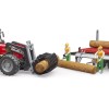 Bruder 02046 - Massey Ferguson 7480 Tractor with Tipping Trailer - Scale 1:16