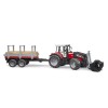 Bruder 02046 - Massey Ferguson 7480 Tractor with Tipping Trailer - Scale 1:16