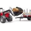 Bruder 02046 - Massey Ferguson 7480 Tractor with Tipping Trailer - Scale 1:16