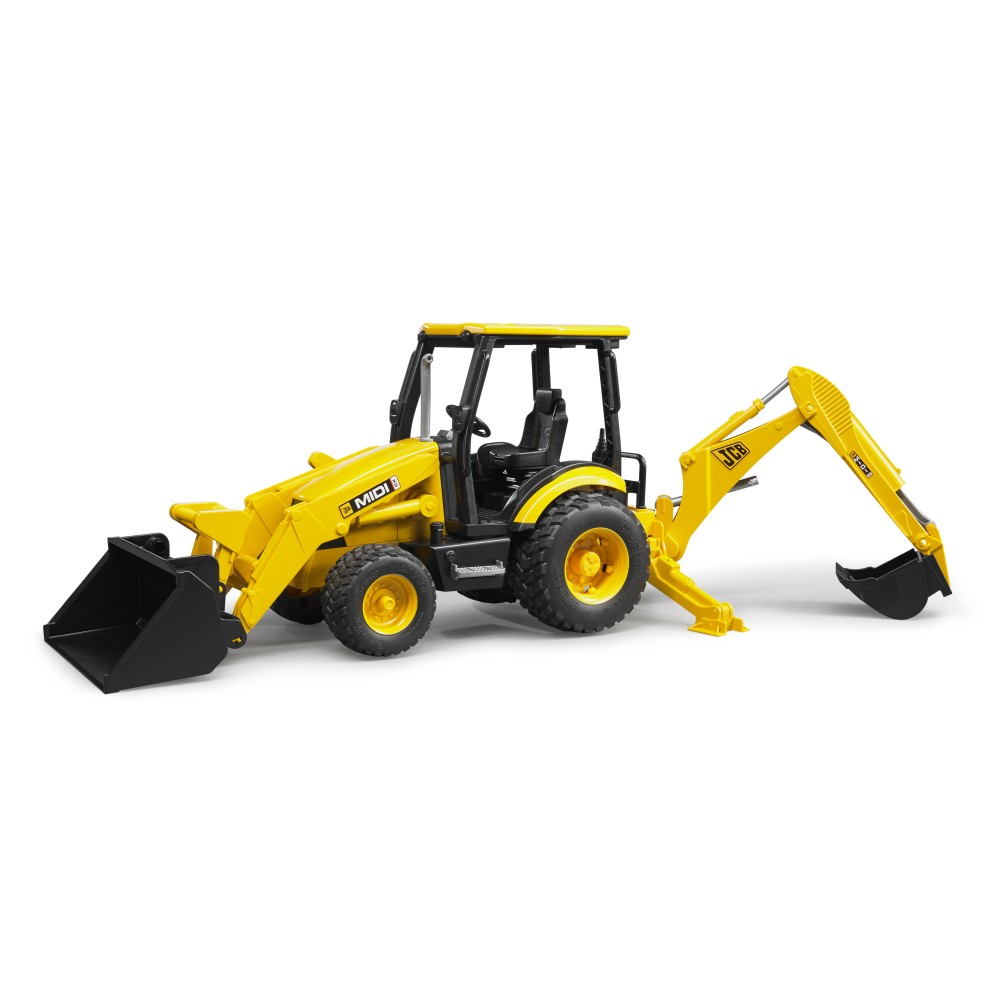 Bruder 02427 - JCB MIDI CX Backhoe loader - Scale 1:16 
