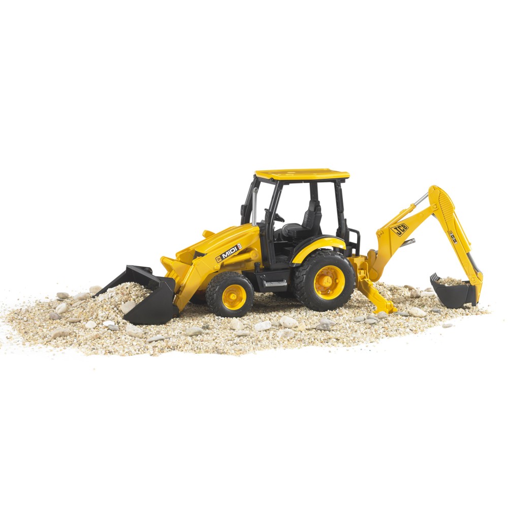 Bruder 02427 - JCB MIDI CX Backhoe loader - Scale 1:16 