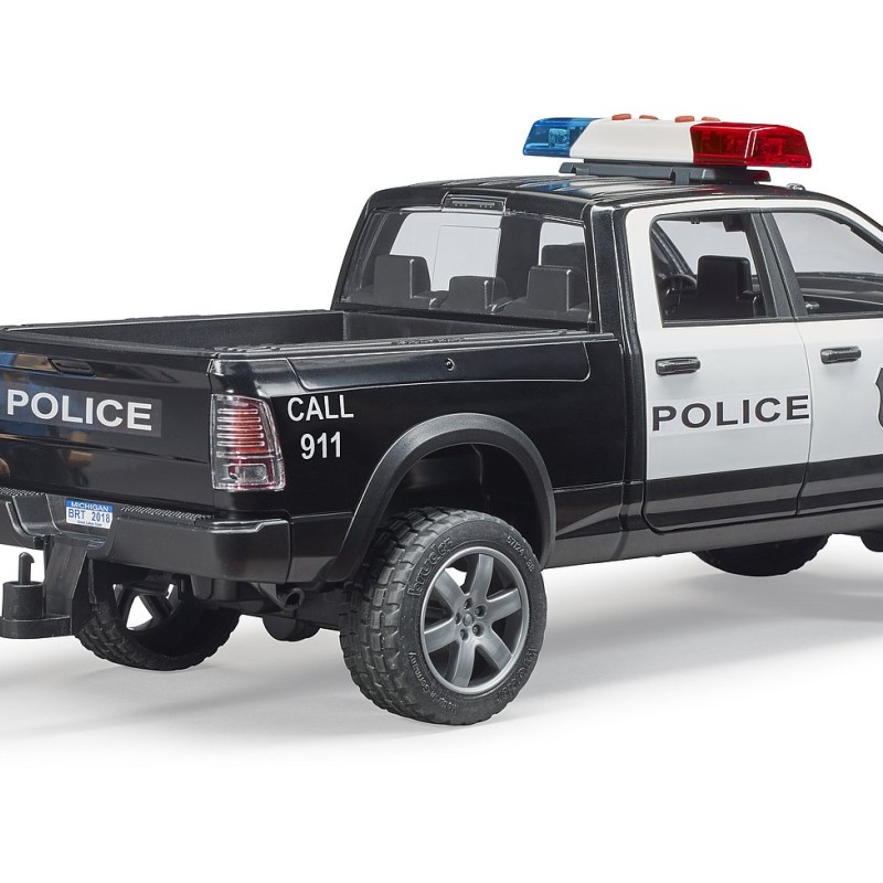 Bruder 02505 - RAM 2500 Police Pick-Up Truck with Police Man - 1:16 Scale