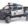Bruder 02505 - RAM 2500 Police Pick-Up Truck with Police Man - 1:16 Scale