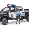Bruder 02505 - RAM 2500 Police Pick-Up Truck with Police Man - 1:16 Scale