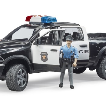 Bruder 02505 - RAM 2500 Police Pick-Up Truck with Police Man - 1:16 Scale
