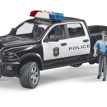 Bruder 02505 - RAM 2500 Police Pick-Up Truck with Police Man - 1:16 Scale
