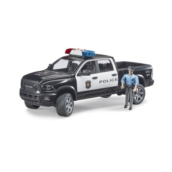 Bruder 02505 - RAM 2500 Police Pick-Up Truck with Police Man - 1:16 Scale