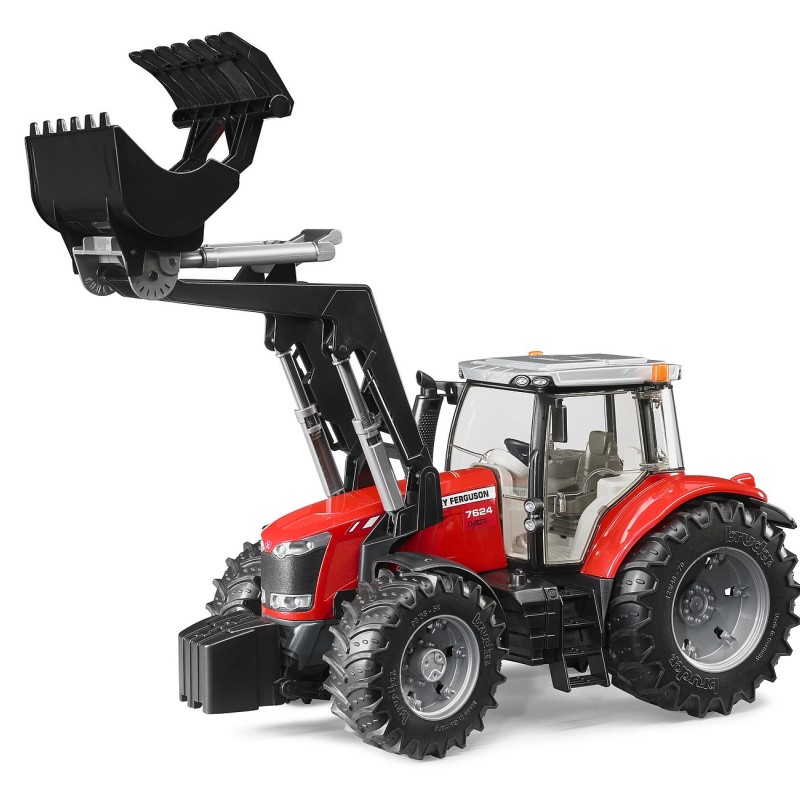 Bruder 03047 -  Massey Ferguson 7624 Tractor with Frontloader  - Scale 1:16