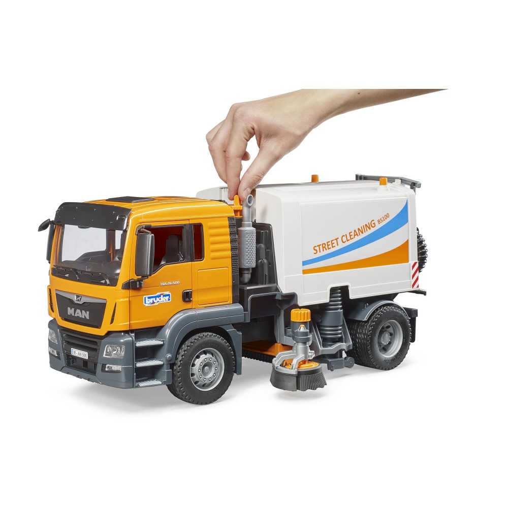 Bruder 03780 - MAN TGS Street Sweeper Truck - Scale 1:16
