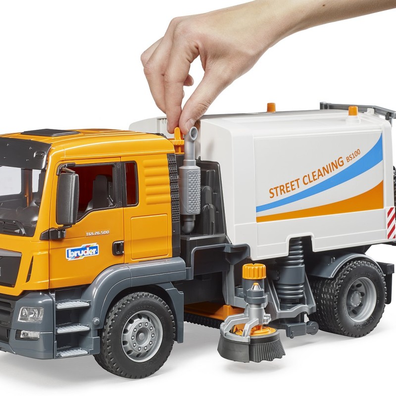 Bruder 03780 - MAN TGS Street Sweeper Truck - Scale 1:16