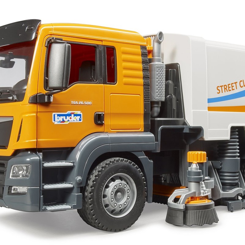 Bruder 03780 - MAN TGS Street Sweeper Truck - Scale 1:16