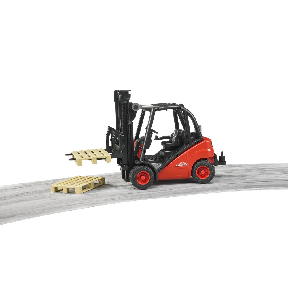 Bruder 02511 - Linde Fork Lift H30D with 2 pallets - Scale 1:16