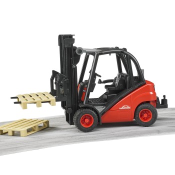 Bruder 02511 - Linde Fork Lift H30D with 2 pallets - Scale 1:16