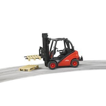 Bruder 02511 - Linde Fork Lift H30D with 2 pallets - Scale 1:16