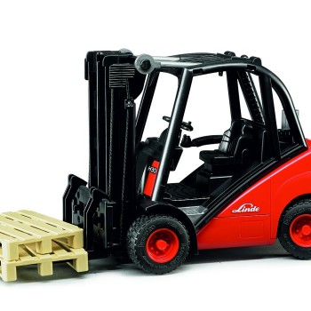Bruder 02511 - Linde Fork Lift H30D with 2 pallets - Scale 1:16