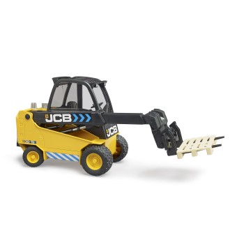 Bruder 02512 - JCB Teletruk 30-19E Forklift With Pallet New Item 2021 - 1:16 Scale