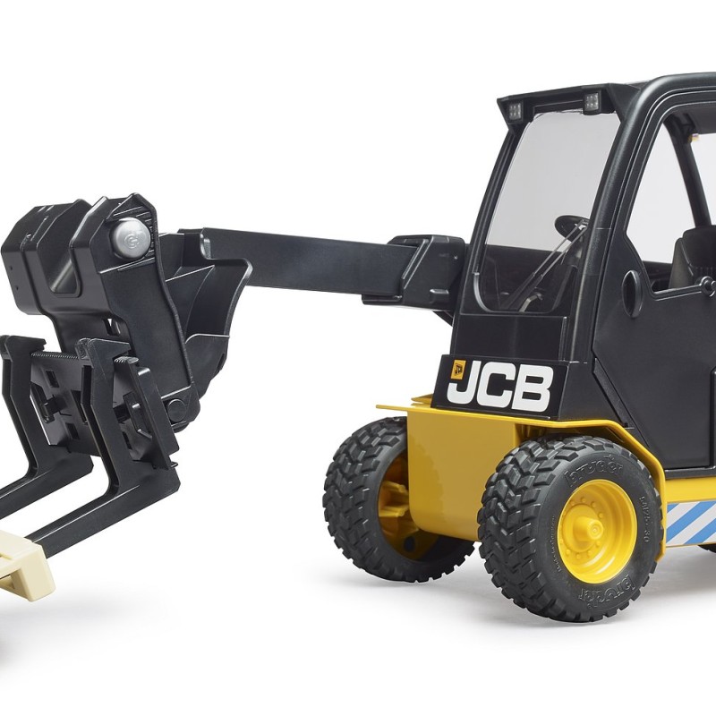 Bruder 02512 - JCB Teletruk 30-19E Forklift With Pallet New Item 2021 - 1:16 Scale
