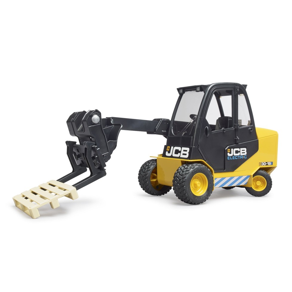 Bruder 02512 - JCB Teletruk 30-19E Forklift With Pallet New Item 2021 - 1:16 Scale