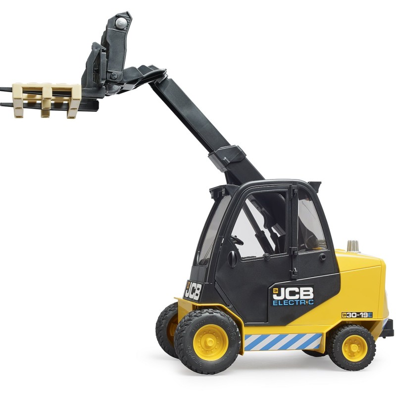 Bruder 02512 - JCB Teletruk 30-19E Forklift With Pallet New Item 2021 - 1:16 Scale