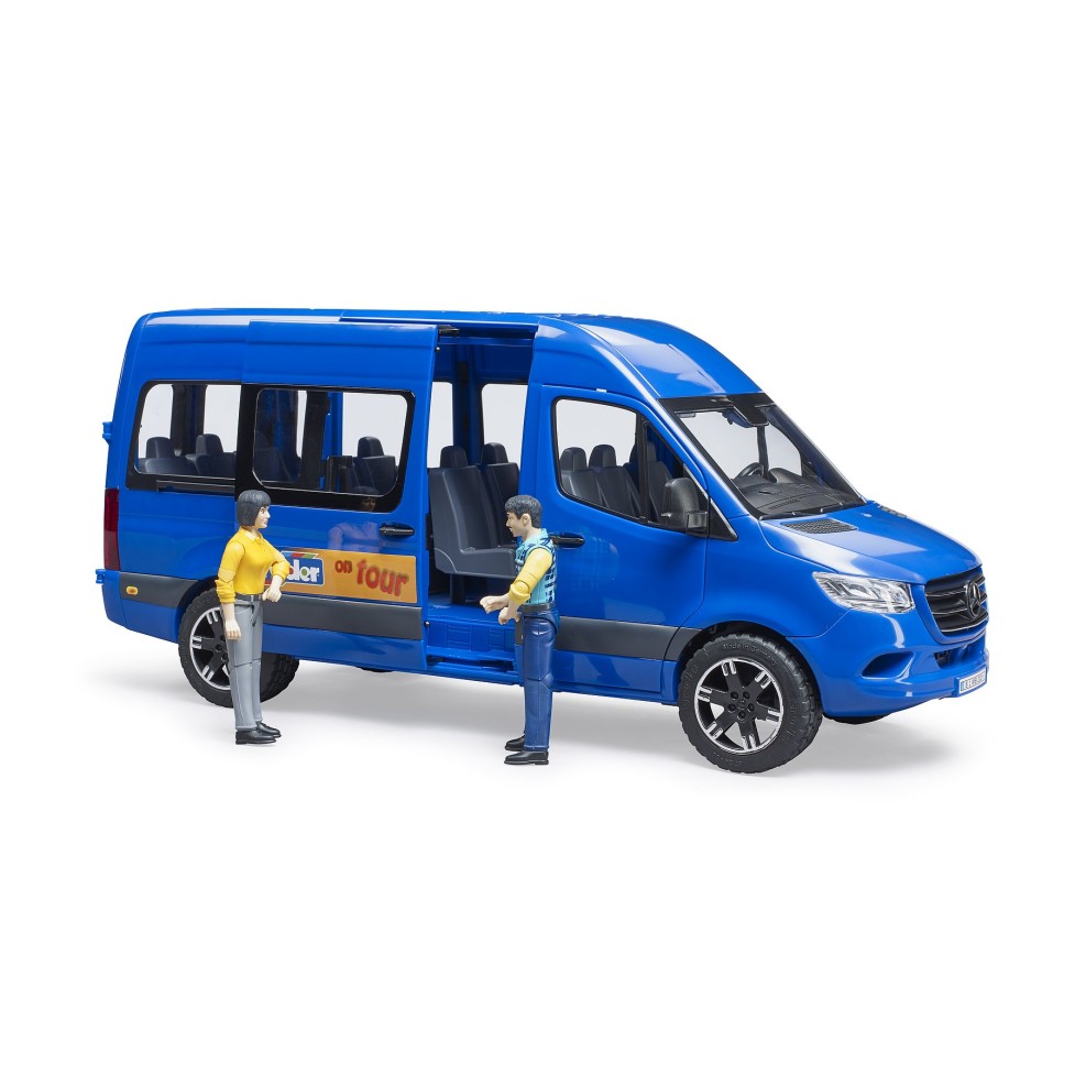 Bruder 02670 - Mercedes Benz Sprinter Transfer Bus with Driver and Passenger - Scale 1:16