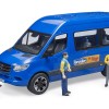 Bruder 02670 - Mercedes Benz Sprinter Transfer Bus with Driver and Passenger - Scale 1:16
