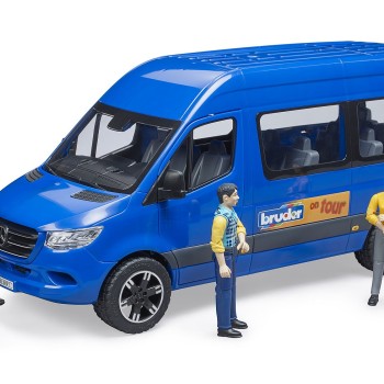 Bruder 02670 - Mercedes Benz Sprinter Transfer Bus with Driver and Passenger - Scale 1:16