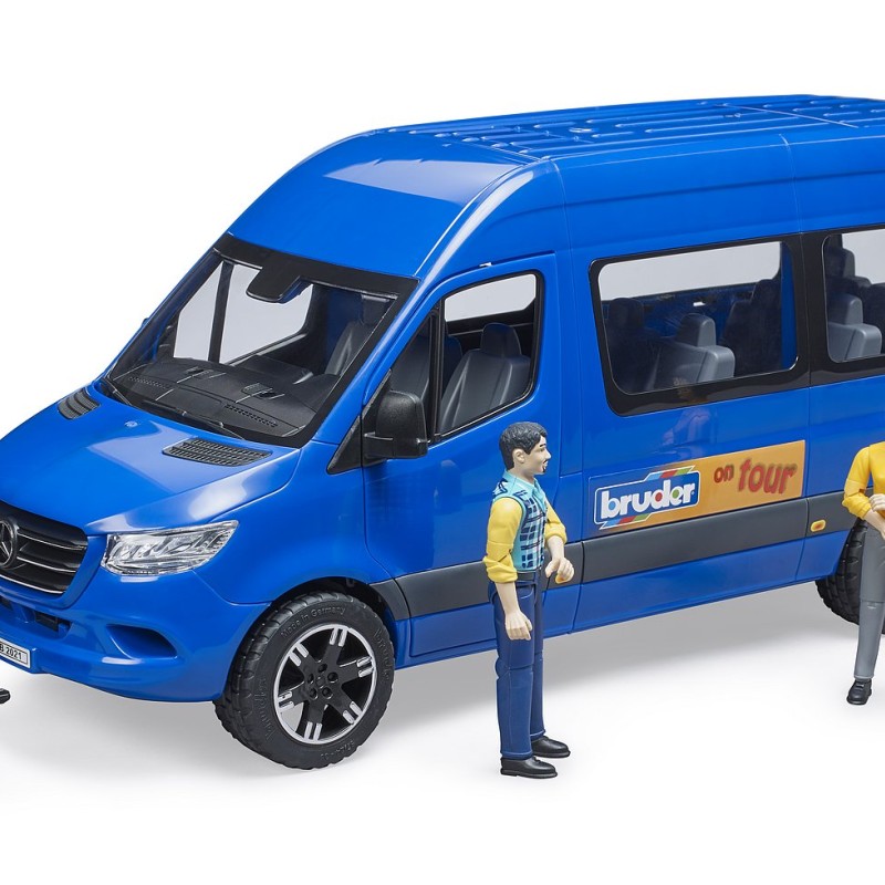 Bruder 02670 - Mercedes Benz Sprinter Transfer Bus with Driver and Passenger - Scale 1:16