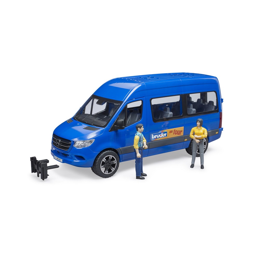 Bruder 02670 - Mercedes Benz Sprinter Transfer Bus with Driver and Passenger - Scale 1:16