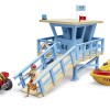 Bruder 62780 - bworld Life Guard Station mit Quad Bike und Personal Water Craft - Scale 1:16