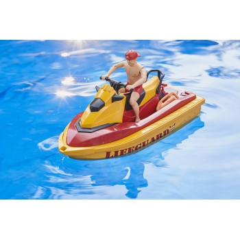 Bruder 62780 - bworld Life Guard Station mit Quad Bike und Personal Water Craft - Scale 1:16