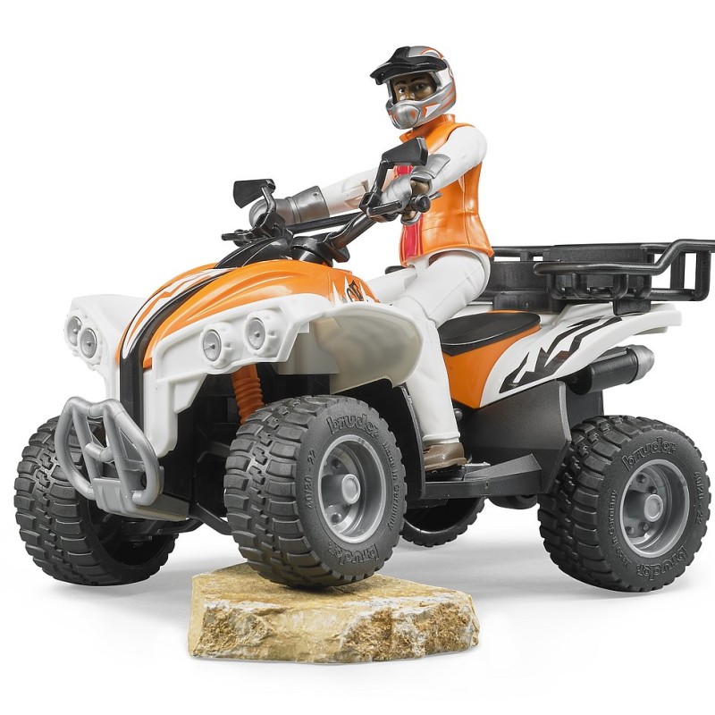 Bruder 63000 - bworld  Quad with Driver - Scale 1:16