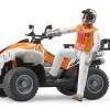 Bruder 63000 - bworld  Quad with Driver - Scale 1:16