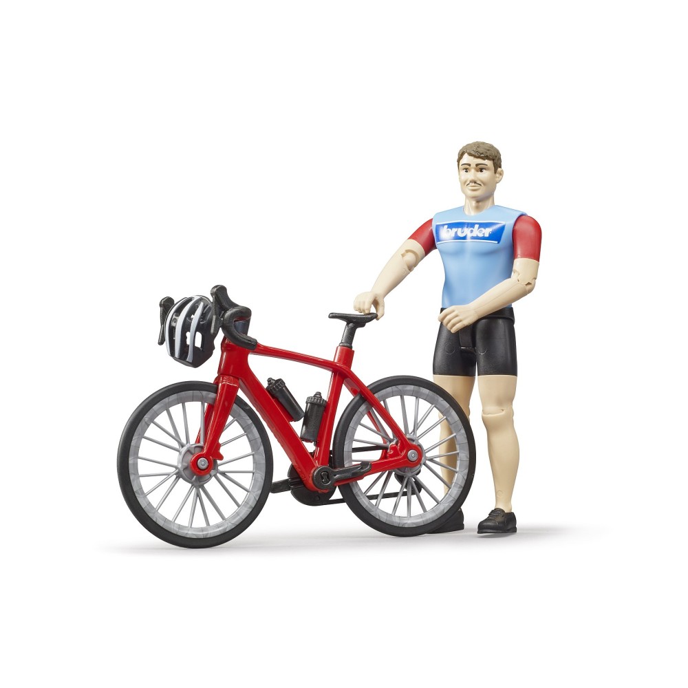 Bruder 63110 -  Road Bike with Cyclist - Scale 1:16