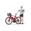 Bruder 63110 -  Road Bike with Cyclist - Scale 1:16