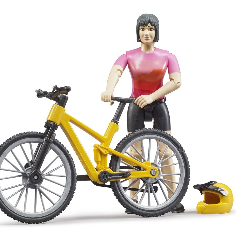 Bruder 63111 -  Mountain Bike with Cyclist - Scale 1:16