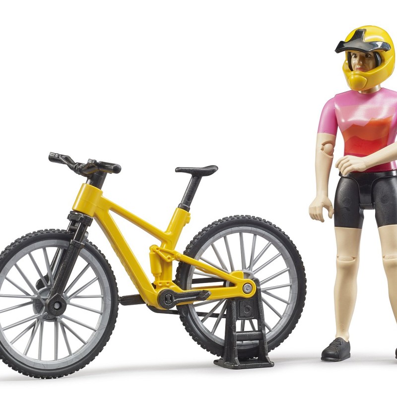 Bruder 63111 -  Mountain Bike with Cyclist - Scale 1:16