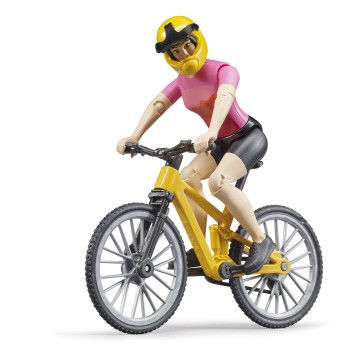 Bruder 63111 -  Mountain Bike with Cyclist - Scale 1:16
