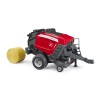 Bruder 02039 - Massey Ferguson Round Baler RB 4180 V with 2x Straw Bales - Scale 1:16