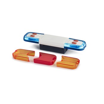Bruder 02803 - Accessories: Light & Sound Module for Trucks Streamlined with 2 x AAA Batteries - Scale 1:16