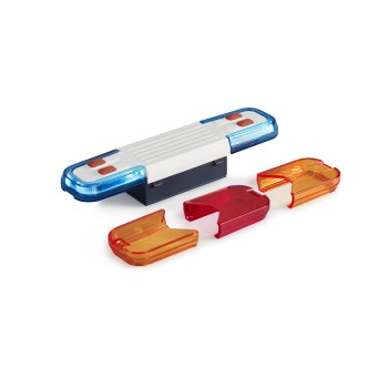 Bruder 02803 - Accessories: Light & Sound Module for Trucks Streamlined with 2 x AAA Batteries - Scale 1:16